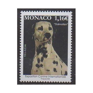 Acheter ce timbre de Monaco de l'année 2022 (Exposition canine).