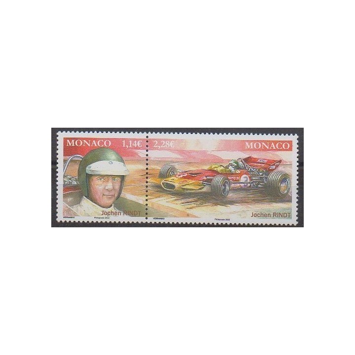 Acheter ce timbre de Monaco de l'année 2022 (Jochen Rindt).