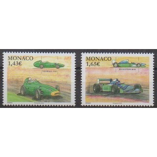 Buy this stamp of Monaco of the year 2022 (Vanwall - Benetton).