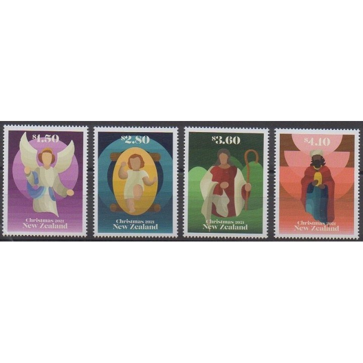 Buy this set of stamps of New Zealand of the year 2021 (Nb 3670/3673).