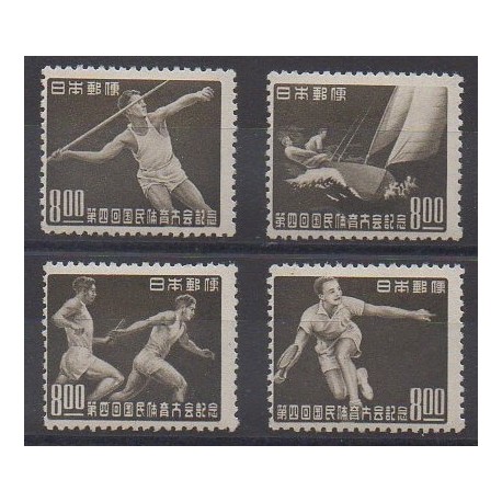 Japan - 1949 - Nb 438/441 - Various sports - Mint hinged