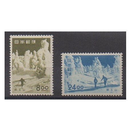 Japan - 1951 - Nb 460/461 - Tourism - Mint hinged