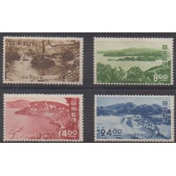 Japon - 1951 - No 479/482 - Sites - Neufs avec charnière