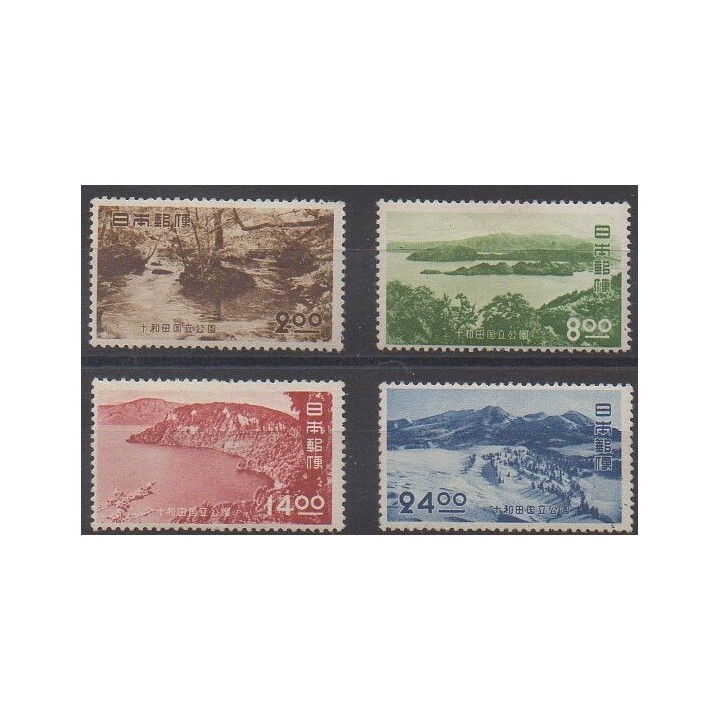 Buy this set of stamps of Japan of the year 1951 (Nb 479/482). - Mint hinged