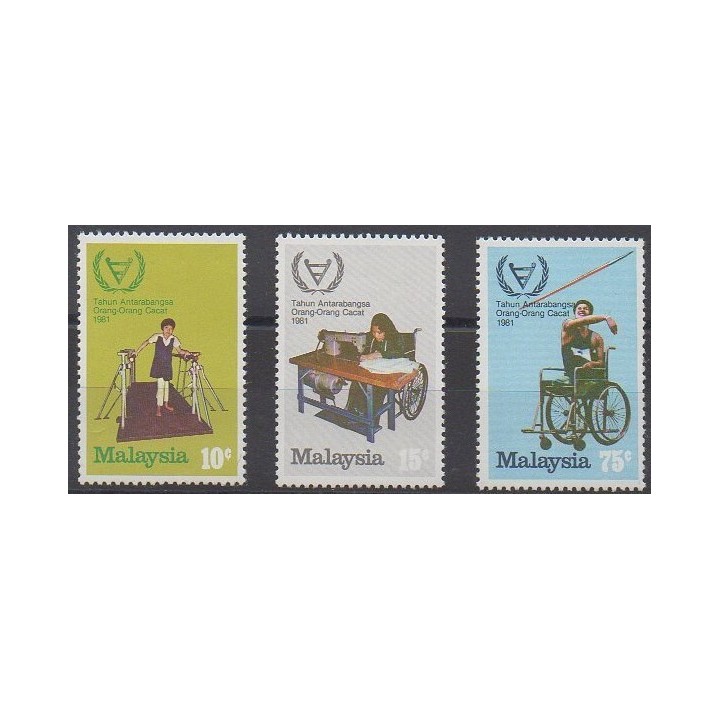 Buy this set of stamps of Malaysia of the year 1981 (Nb 230/232).