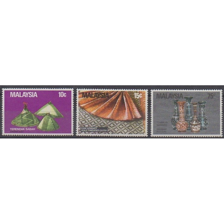 Acheter cette série de timbres de Malaisie de l'année 1982 (No 262/264).
