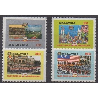 Buy this set of stamps of Malaysia of the year 1982 (Nb 253/256).