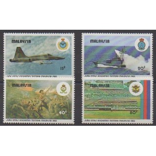 Acheter cette série de timbres de Malaisie de l'année 1983 (No 276/279).