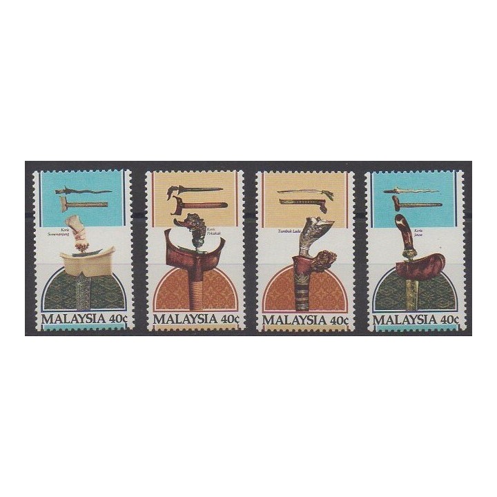Acheter cette série de timbres de Malaisie de l'année 1984 (No 293/296).