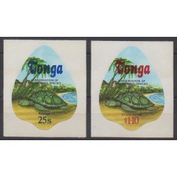 Tonga - 1978 - Nb 441 - PA134 - Turtles - Endangered species - WWF