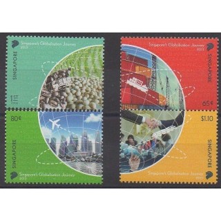 Buy this set of stamps of Singapore of the year 2013 (Nb 1975/1978).