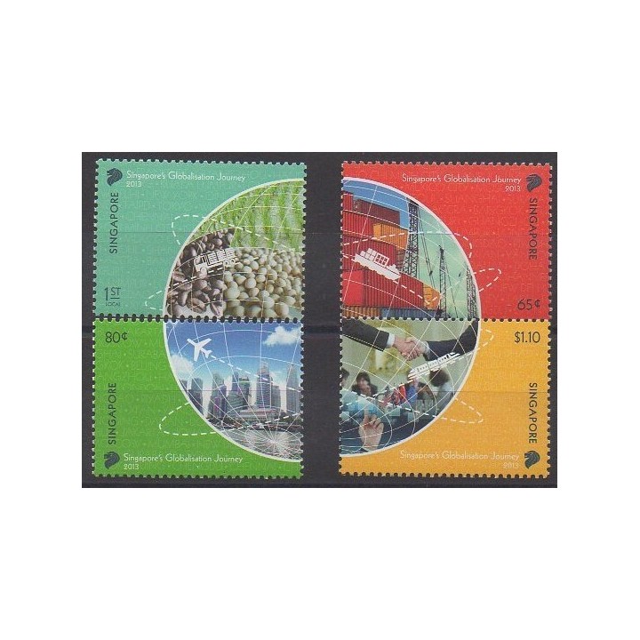 Buy this set of stamps of Singapore of the year 2013 (Nb 1975/1978).