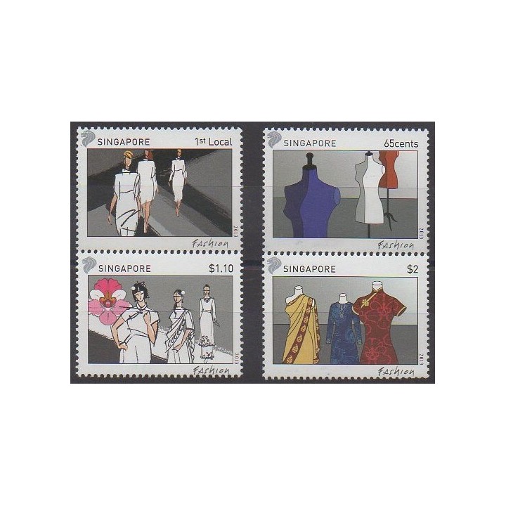 Acheter cette série de timbres de Singapour de l'année 2013 (No 1993/1996).