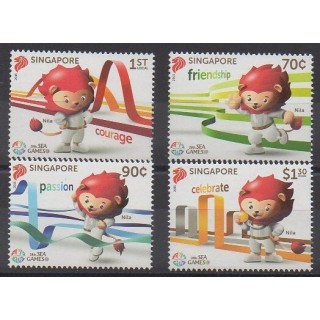 Acheter cette série de timbres de Singapour de l'année 2015 (No 2092/2095).