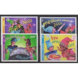 Acheter cette série de timbres de Nouvelle-Calédonie de l'année 1999 (No 808/811).