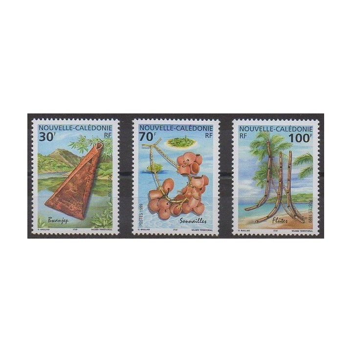 Acheter cette série de timbres de Nouvelle-Calédonie de l'année 1999 (No 788/790).