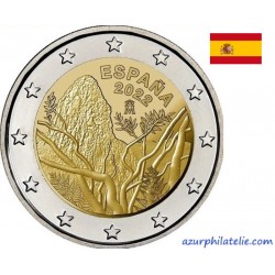 2 euro commémorative - Espagne - 2022 - Parc national de Garajonay - UNC