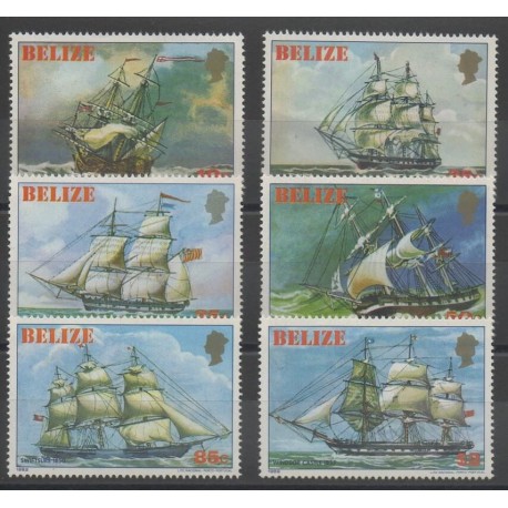 Belize - 1982 - Nb 574/579 - boats
