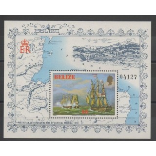 Timbres - Belize - 1982 - No BF 36 - bateaux