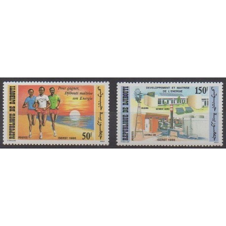 Djibouti - 1986 - No 618/619 - Environnement
