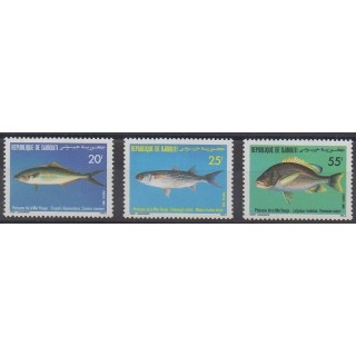 Buy this set of stamps of Djibouti of the year 1986 (Nb 622/624).