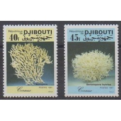 Djibouti - 1991 - No 672/673 - Vie marine