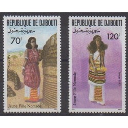 Djibouti - 1993 - Nb 700/701 - Costumes - Uniforms - Fashion