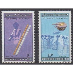 Djibouti - 1993 - Nb 714/715 - Music