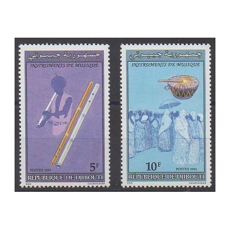 Djibouti - 1993 - No 714/715 - Musique