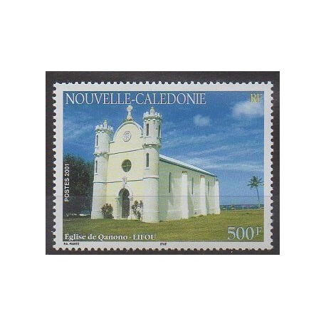 New Caledonia - 2001 - Nb 851 - Churches