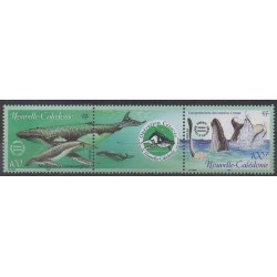 Nouvelle-Calédonie - 2001 - No 844/845 - Mammifères - Vie marine