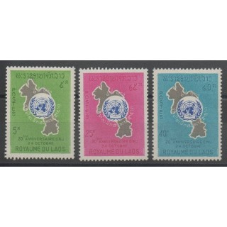 Timbres  - Laos - 1965 - No 120/122
