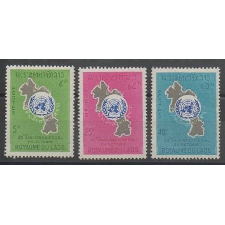 Laos - 1965 - Nb 120/122