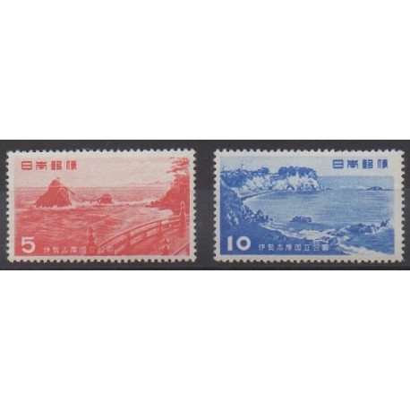 Japan - 1953 - Nb 540/541 - Parks and gardens - Mint hinged