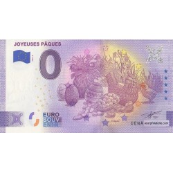 Euro banknote memory - 75 - Joyeuses Pâques - 2022-8 - Anniversary