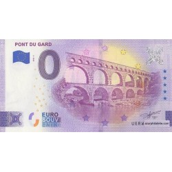 Euro banknote memory - 30 - Pont du Gard - 2022-2
