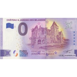 Euro banknote memory - 24 - Château et Jardins des Milandes - 2022-1