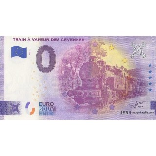 Euro banknote memory - 2022 - Train à vapeur des Cevennes - (Gard)