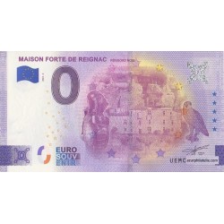 Euro banknote memory - 24 - Maison forte de Reignac - 2022-2