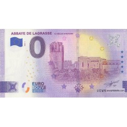 Euro banknote memory - 11 - Abbaye de Lagrasse - 2022-1