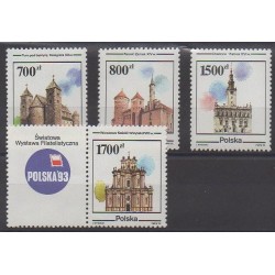 Poland - 1990 - Nb 3107/3110 - Churches