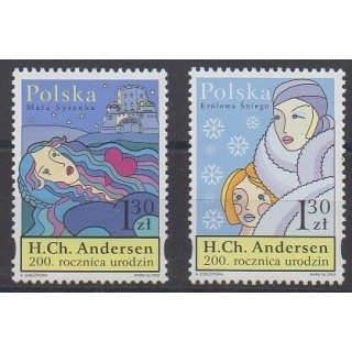 Acheter cette série de timbres de Pologne de l'année 2005 (No 3923/3924).