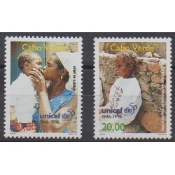Cape Verde - 1996 - Nb 688/689 - Childhood