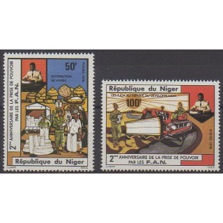 Buy this set of stamps of Niger of the year 1976 (Nb 359/360).