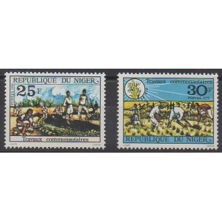 Buy this set of stamps of Niger of the year 1976 (Nb 362/363).