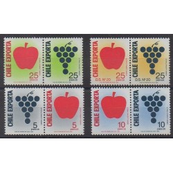 Chile - 1989 - Nb 894/901 - Fruits or vegetables