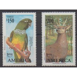 Chile - 1993 - Nb 1182/1183 - Animals