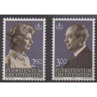 Buy this set of stamps of Liechtenstein of the year 1983 (Nb 769/770).