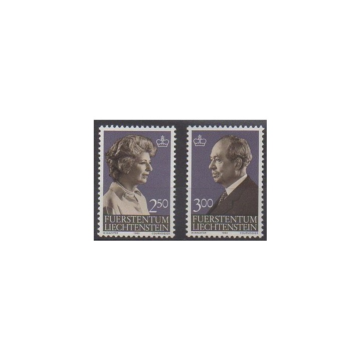 Buy this set of stamps of Liechtenstein of the year 1983 (Nb 769/770).