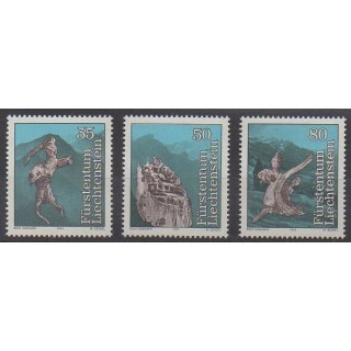 Acheter cette série de timbres du Liechtenstein  de l'année 1984 (No 784/786).